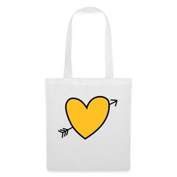 Heart - Sac en tissu - blanc - Devant