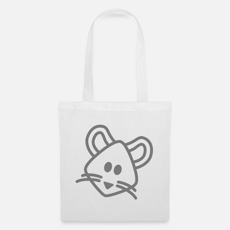 mouse Maus Mäuschen - Stoffbeutel - Weiß