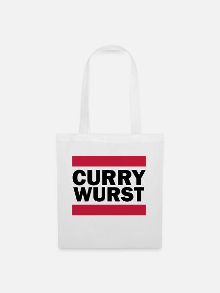 Currywurst - Sac en tissu - blanc