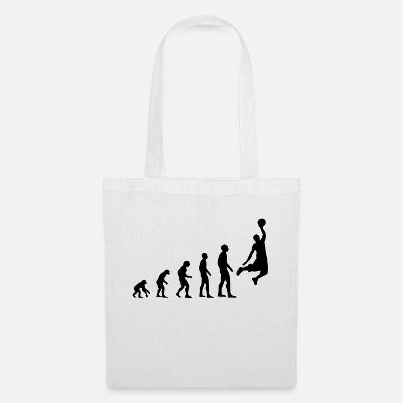 Basketball évolution - Sac en tissu - blanc