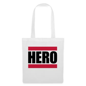 Cool Super Hero Logo Design - Stoffbeutel - Weiß - Vorne