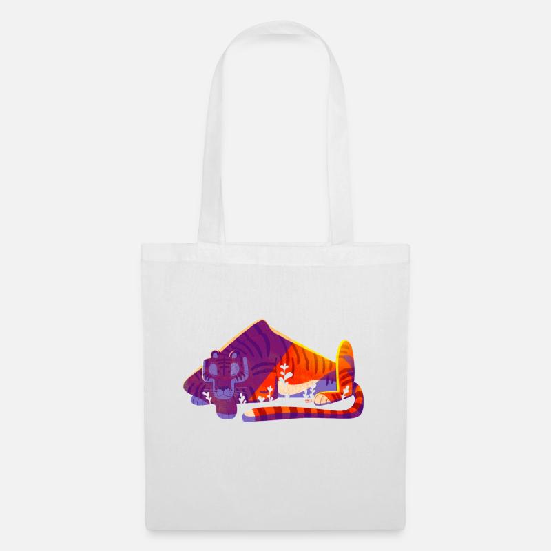 TIGER TIGER - Tote Bag - white