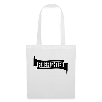 Pompier Axt Logo - Sac en tissu - blanc - Devant
