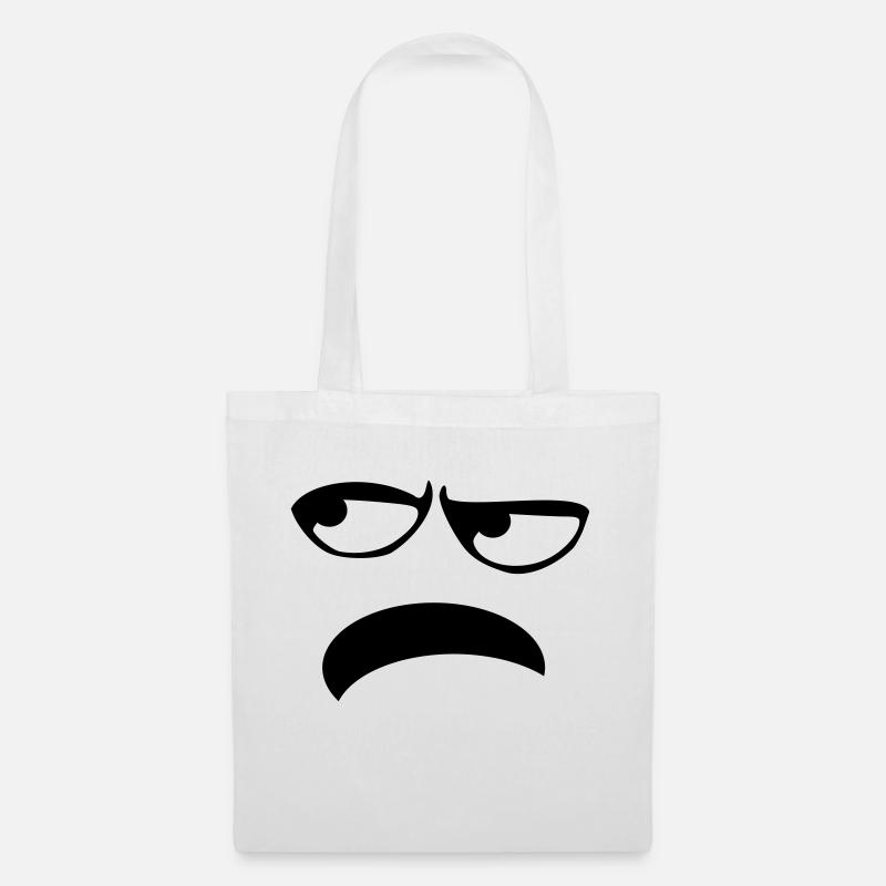 GRIM FACE GENERVT GIFT IDEA - Tote Bag - white