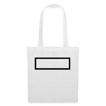 square black white 2 - Tote Bag - white - Front