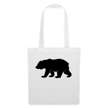 bear alone - Tote Bag - white - Front