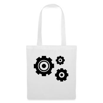 zahnraeder - Sac en tissu - blanc - Devant