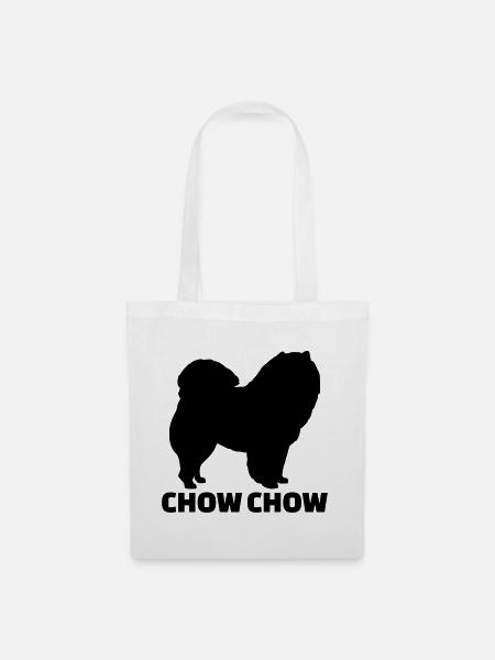 Chow Chow - Stoffbeutel - Weiß