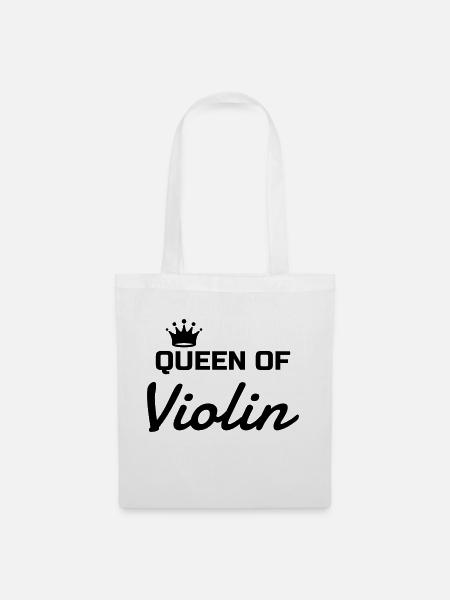 Violin - Geige - Music - Violon - Musique - Tote Bag - white
