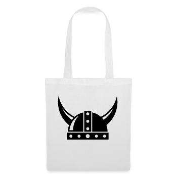 Wikingerhelm - Stoffbeutel - Weiß - Vorne