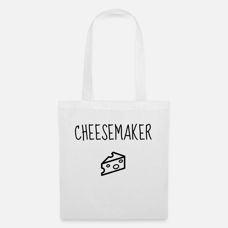 Käser / Käse / Arbeit / Käserin - Stoffbeutel - Weiß