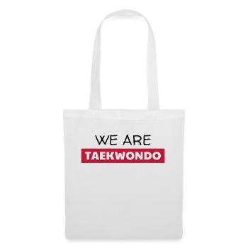 Taekwondo Taekwondoin Tae-Kwon-Do Tae Kwon Do - Stoffbeutel - Weiß - Vorne