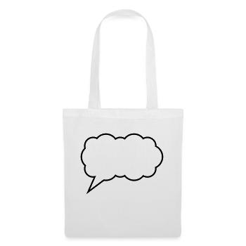 cloud bubble - Tote Bag - white - Front