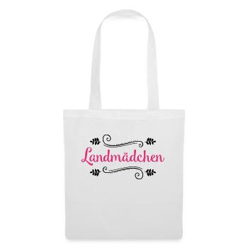 landmaedchen design - Stoffbeutel - Weiß - Vorne