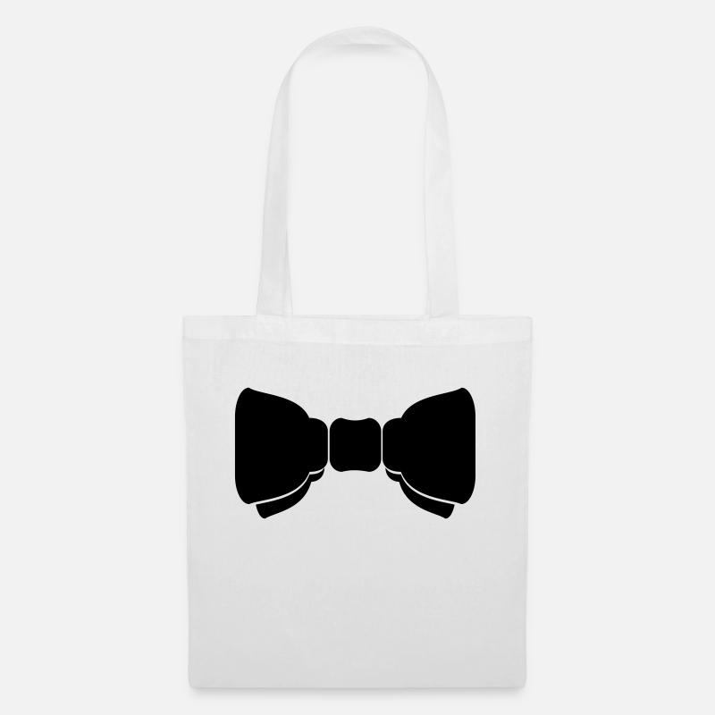 Fliege / bow tie (C, 1c) - Stoffbeutel - Weiß