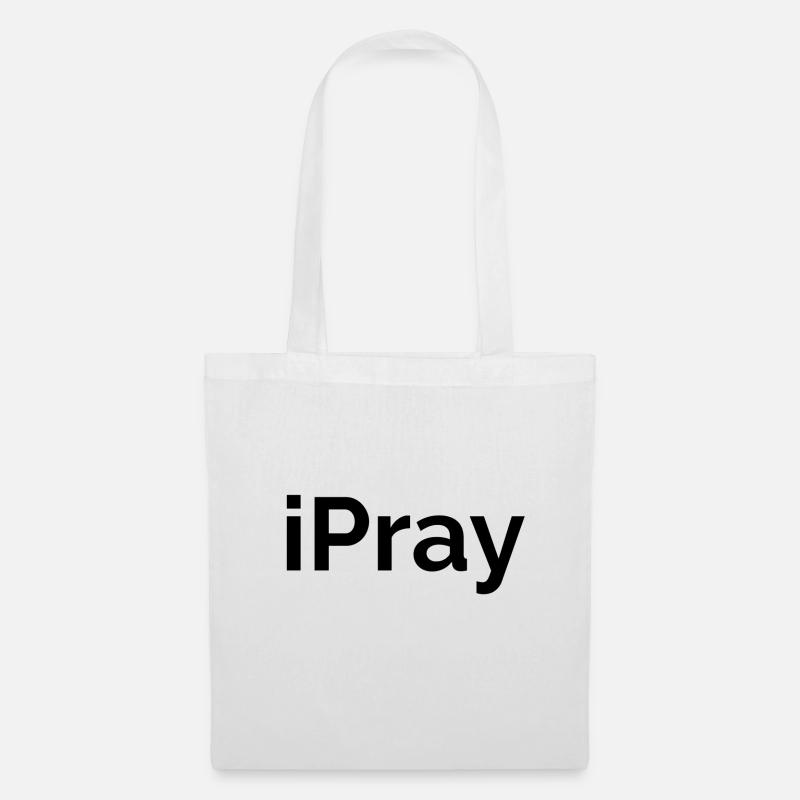 iPray - Sac en tissu - blanc
