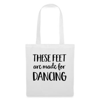 To dance - Tote Bag - white - Front