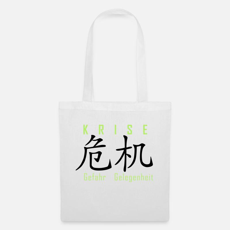 crisis as an opportunity EN - Tote Bag - white