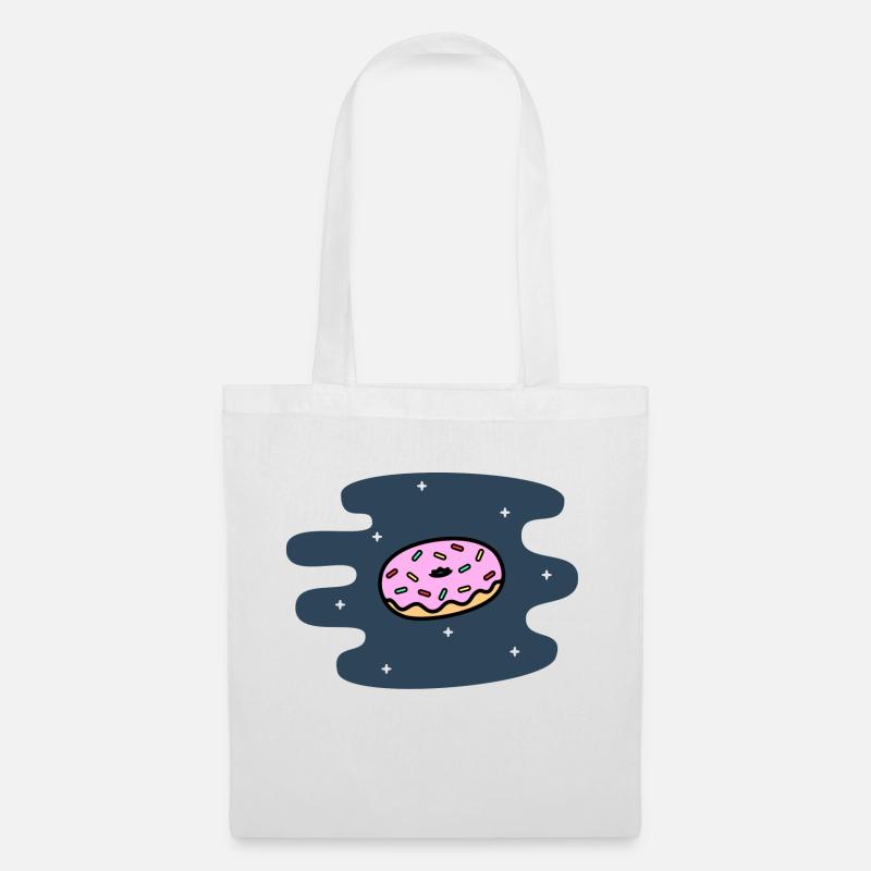 Space Doughnut - Tote Bag - white