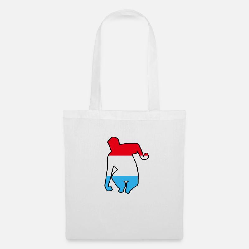 Shadow player luxembourg - Tote Bag - white