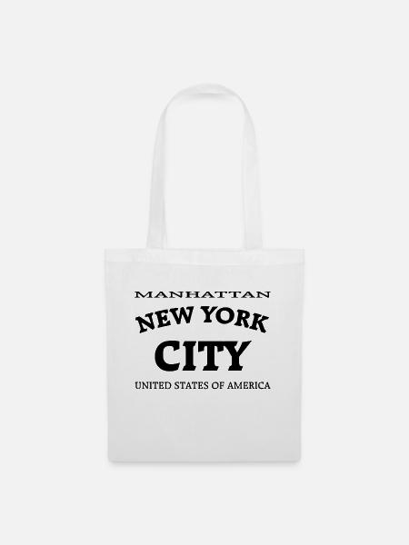 New York - Stoffbeutel - Weiß