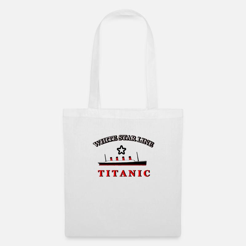 TITANIC WHITE STAR LINE - Stoffbeutel - Weiß