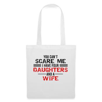 QUATRE FILLES - Sac en tissu - blanc - Devant
