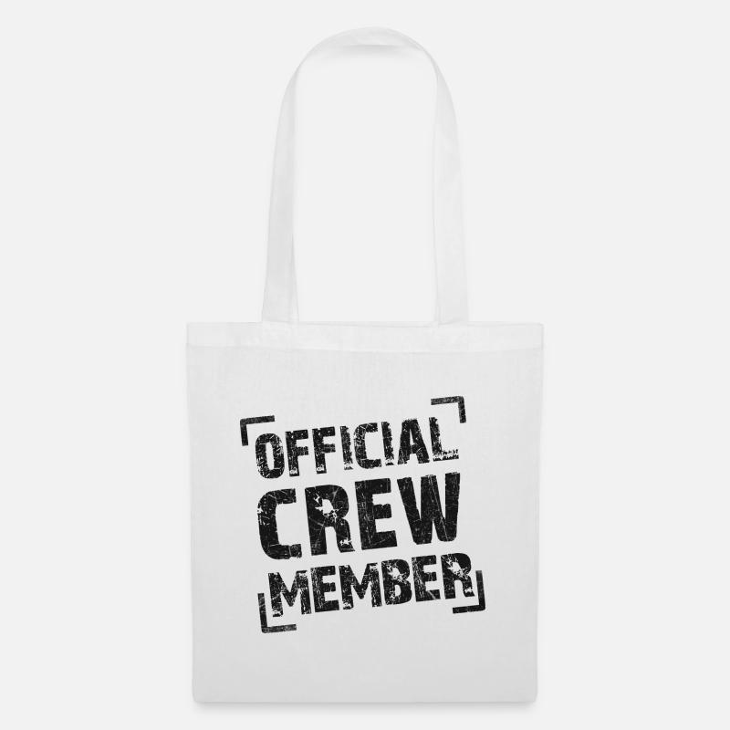 official crew member - Stoffbeutel - Weiß