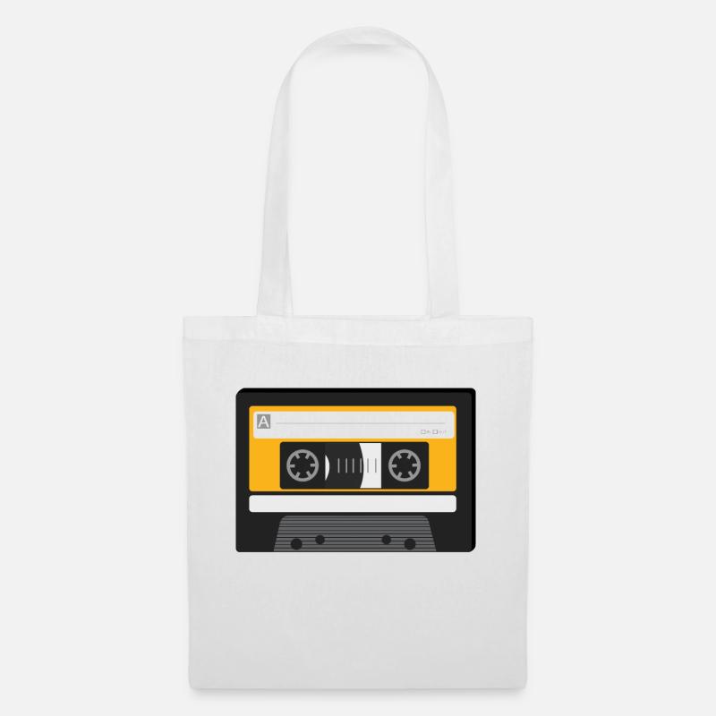 Kassette - Stoffbeutel - Weiß