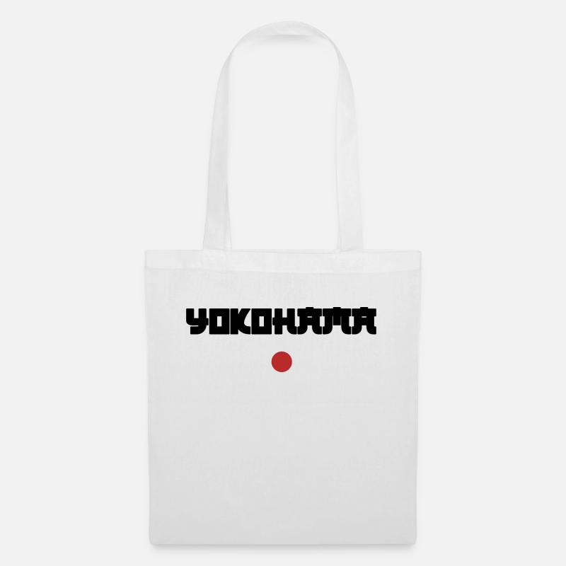 yokohama - japan - souvenir - Stoffbeutel - Weiß