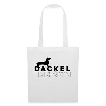 Dackel - ein treuer Begleiter - Stoffbeutel - Weiß - Vorne