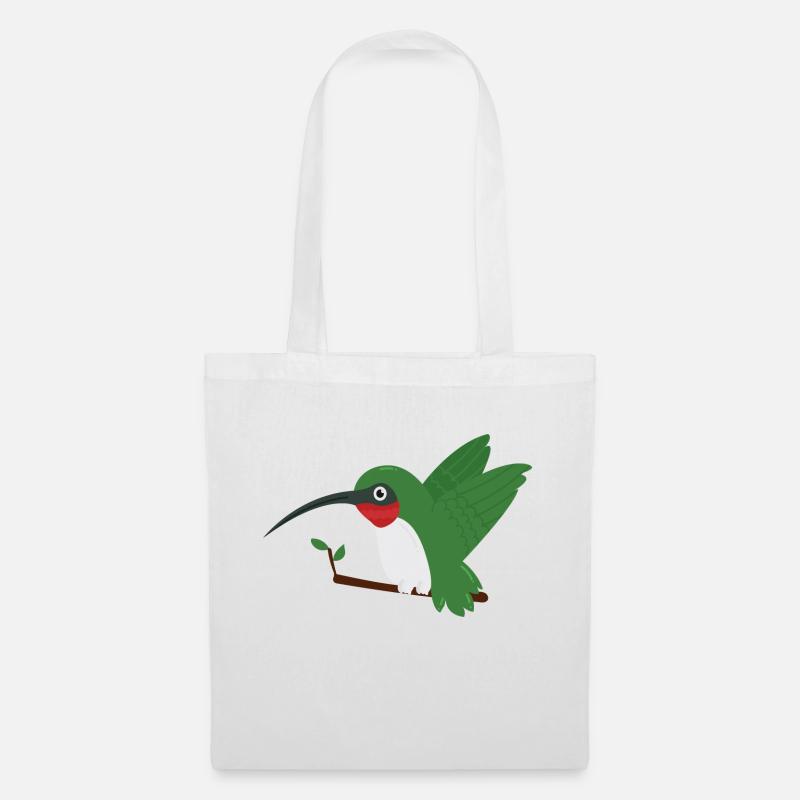 Kolibri - Stoffbeutel - Weiß