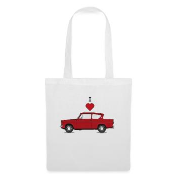 J'aime Anglia - Sac en tissu - blanc - Devant