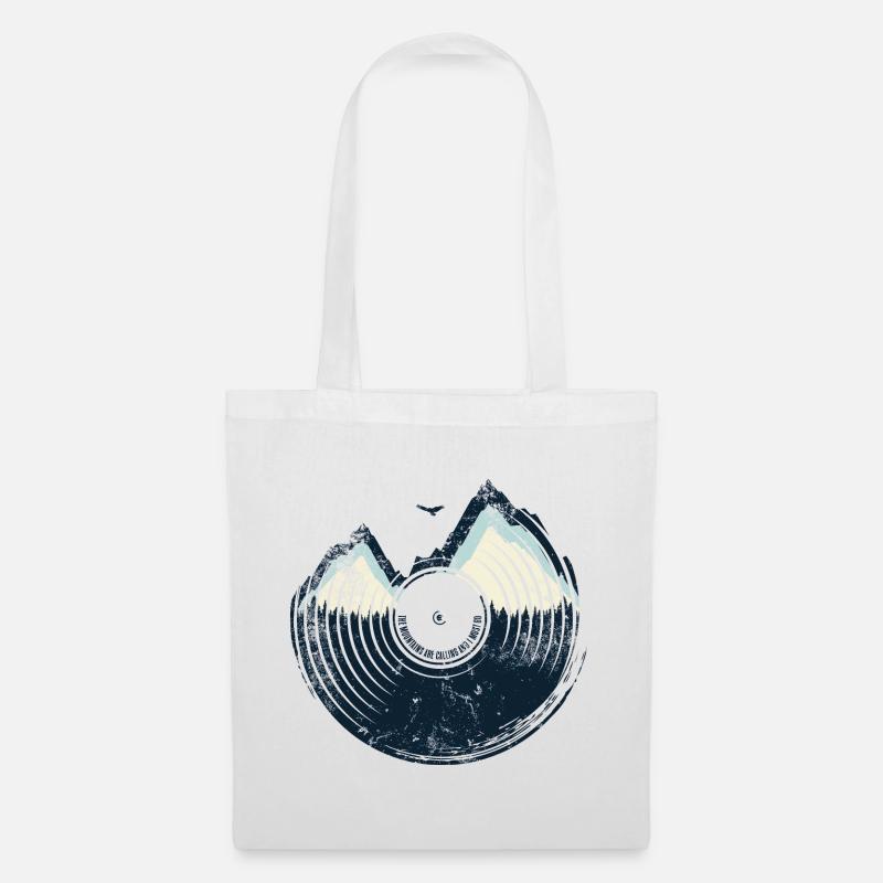 Echo Ridge Mountain Vinyl - Stoffbeutel - Weiß