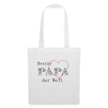 Bester Papa - Stoffbeutel - Weiß - Vorne