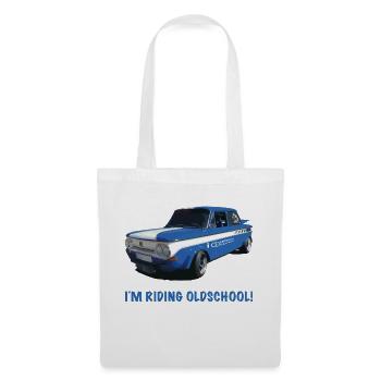 Je suis à cheval Oldschool 2 - Sac en tissu - blanc - Devant