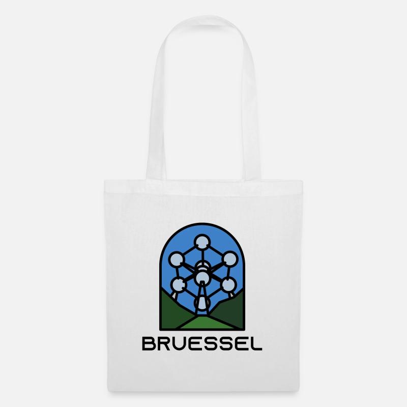 Brüssel - Stoffbeutel - Weiß