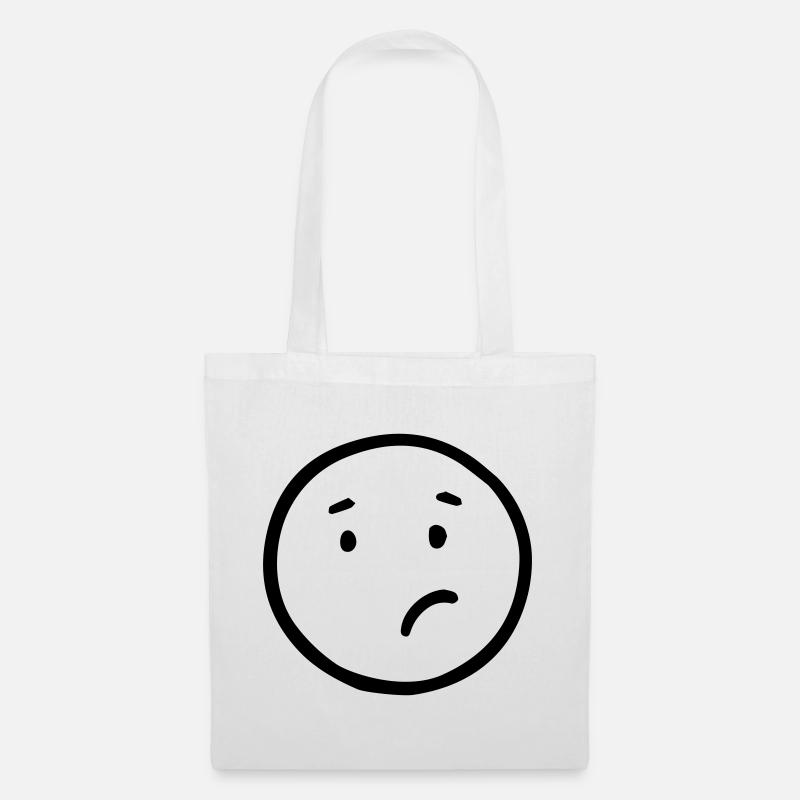 confused - Tote Bag - white