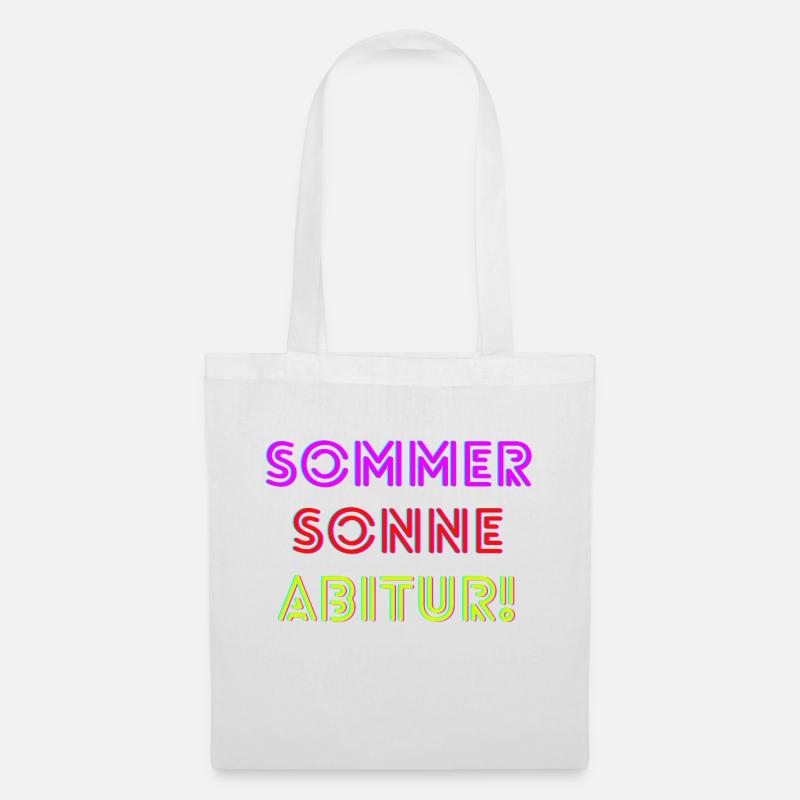Sommer, Sonne, Abitur! - Stoffbeutel - Weiß
