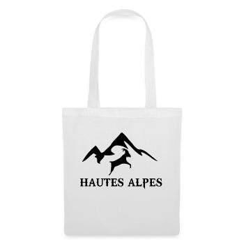 hautes Alpes - Sac en tissu - blanc - Devant
