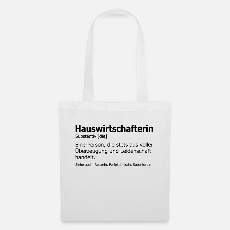 Hauswirtschafterin - Stoffbeutel - Weiß