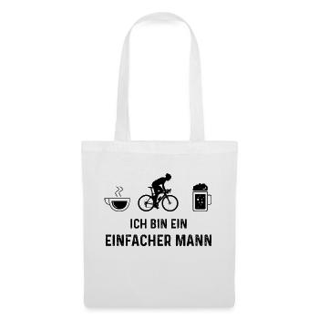 Ich bin ein Einfacher Mann 1 - - Stoffbeutel - Weiß - Vorne