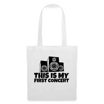 This is My First Concert 28 - Tote Bag - white - Front