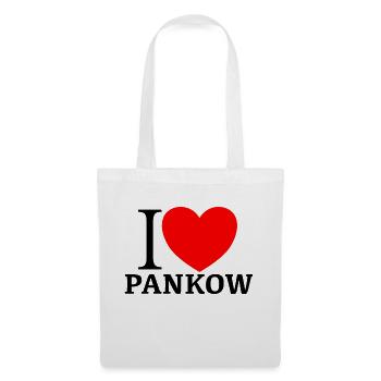 I LOVE PANKOW - Stoffbeutel - Weiß - Vorne
