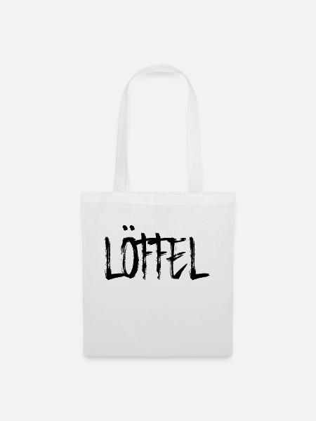 Löffel - Stoffbeutel - Weiß
