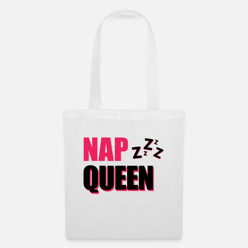 Nap Queen design - Stoffbeutel - Weiß
