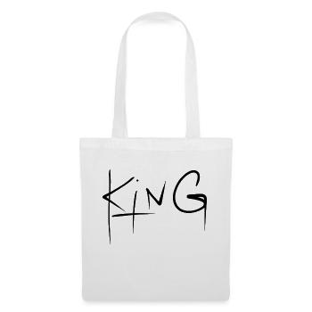 King - Stoffbeutel - Weiß - Vorne
