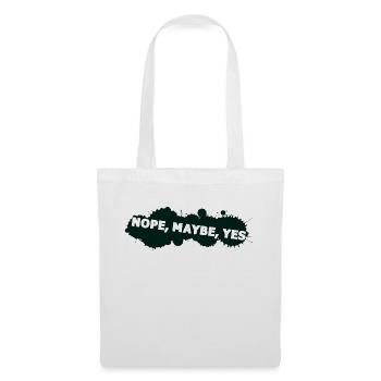 nope maybe yes - Tote Bag - white - Front