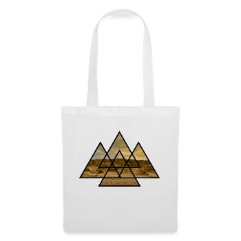 T-Shirt Triangle Beach North Sea Gift Holiday - Tote Bag - white - Front