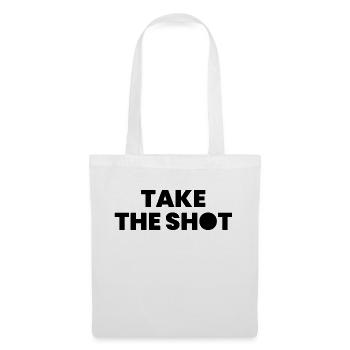 Take the shot - Tote Bag - white - Front